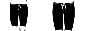 M51 - Mens Bike Length Lycra Shorts