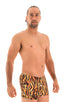Mens Square Cut Swim Trunks - Prints