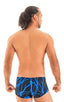 Mens Low Square Cut Swim Trunks - Prints