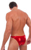 Exotic Dancer - Pouch Enhanced - Pistol Bikini in Mystique Volcano, Front View; Exotic Dancer - Pouch Enhanced - Pistol Bikini in Mystique Volcano, Rear View; E