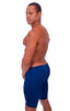 Extreme Lycra Jammer Shorts in Navy Blue, Front View; Extreme Lycra Jammer Shorts in Navy Blue, Rear View; Special Order Notice; Extreme Lycra Jammer Shorts in
