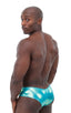 Hot Pants - Sexy Short Shorts in Mystique Hawaii Mint, Front View; Hot Pants - Sexy Short Shorts in Mystique Hawaii Mint, Rear View; Special Order Notice; Hot P