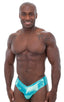 Hot Pants - Sexy Short Shorts in Mystique Hawaii Mint, Front View; Hot Pants - Sexy Short Shorts in Mystique Hawaii Mint, Rear View; Special Order Notice; Hot P