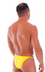 Skinny Side Half Back Swim Suit in Citron, Front View; Skinny Side Half Back Swim Suit in Citron, Rear View; Special Order Notice; Skinny Side Half Back Swim Su
