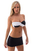 Micro Mini Skirt in Black, Front View; Micro Mini Skirt in Black, Rear View; Special Order Notice; Micro Mini Skirt in Black Fabric
