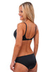 Womens Full Cup Underwire Swimsuit Top in Black, Front View; Womens Full Cup Underwire Swimsuit Top in Black, Rear View; Special Order Notice; Womens Full Cup U