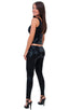 Tank Top in Metallic Mystique Black on Black, Front View; Tank Top in Metallic Mystique Black on Black, Rear View; Special Order Notice; Tank Top in Metallic My