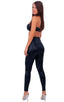 Ring Bandeau Swimsuit Top in Wet Look Black 2; Ring Bandeau Swimsuit Top in Wet Look Black 3; Ring Bandeau Swimsuit Top in Wet Look Black 4; Ring Bandeau Swimsu