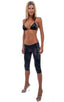 SUPER Low Capri Leggings in Wet Look, Front View; SUPER Low Capri Leggings in Wet Look, Rear View; Special Order Notice; SUPER Low Capri Leggings in Wet Look Fa