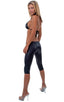 SUPER Low Capri Leggings in Wet Look, Front View; SUPER Low Capri Leggings in Wet Look, Rear View; Special Order Notice; SUPER Low Capri Leggings in Wet Look Fa