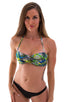 Surfer Girl Runched Swimsuit Bottom in Black, Front View; Surfer Girl Runched Swimsuit Bottom in Black, Rear View; Special Order Notice; Surfer Girl Runched Swi