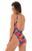 Baywatch One Piece Swimsuit in Tahitian Tan Through, Front View; Baywatch One Piece Swimsuit in Tahitian Tan Through, Rear View; Baywatch One Piece Swimsuit in