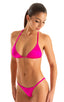 Womens Scrunchie Brazilian Bikini Bottom in Fuchsia 1; Womens Scrunchie Brazilian Bikini Bottom in Fuchsia 2; Womens Scrunchie Brazilian Bikini Bottom in Fuchsi