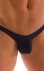 Tanga Cheekini Bikini in Super ThinSKINZ Black, Front View; Tanga Cheekini Bikini in Super ThinSKINZ Black, Rear View; Tanga Cheekini Bikini in Super ThinSKINZ