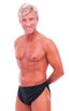 mens sexy swimsuit bikini cover up split shorts in Matte Black; Swimsuit Cover Up Split Running Shorts in Matte Black 2; Swimsuit Cover Up Split Running Shorts