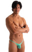 Mens Micro Pouch G String Swimsuit in ThinSKINZ Mint 1; Mens Micro Pouch G String Swimsuit in ThinSKINZ Mint 2; Mens Micro Pouch G String Swimsuit in ThinSKINZ