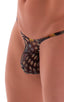 most popular mens sexy micro bikini in Semi Sheer Aquarious Printed Mesh; Sunseeker Micro Pouch Half Back Bikini in Semi Sheer Aquarious Printed Mesh, Rear View