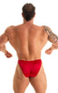 Posing Suit - Competition Bikini Cut in Ruby 1; Posing Suit - Competition Bikini Cut in Ruby 2; Posing Suit - Competition Bikini Cut in Ruby 3; Posing Suit - Co