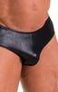 NEW classic physique posing trunks in shiny black NPC IFBB body builder competition approved; NEW Classic Physique Posing Trunks in Wet Look Black, Rear View; N