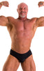 NEW classic physique posing trunks in black NPC IFBB body builder competition approved; NEW Classic Physique Posing Trunks in Black, Rear View; NEW Classic Phys