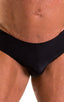 NEW classic physique posing trunks in black NPC IFBB body builder competition approved; NEW Classic Physique Posing Trunks in Black, Rear View; NEW Classic Phys