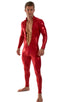 Full Bodysuit Suit for men in Red Holographic Shattered Glass 3; Full Bodysuit Suit for men in Red Holographic Shattered Glass, Front View; Full Bodysuit Suit f