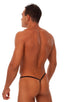 mens pouch enhanced sexy g string swimsuit micro thong swimwear in Matte Black; Y Back G String Thong Enhanced Pouch in Matte Black (PEP) 2; Y Back G String Tho