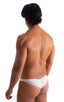 mens cheeky swimsuit micro skinz bikini swimwear in White & Peep Show White 1; Tanga Cheekini Bikini in White & Peep Show White 2; Tanga Cheekini Bikini in Whit