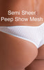 mens cheeky swimsuit micro skinz bikini swimwear in White & Peep Show White 1; Tanga Cheekini Bikini in White & Peep Show White 2; Tanga Cheekini Bikini in Whit