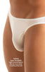 mens bikini swimsuit brief international male swimwear speedo by skinz swimwear in Sheer White; Bikini Brief Swimsuit in Super ThinSKINZ White 2; Bikini Brief S