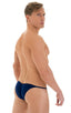 Micro Pouch - Puckered RIO Back in Navy Blue; Micro Pouch - Puckered RIO Back in Navy Blue, Front View; Special Order Notice; Micro Pouch - Puckered RIO Back in