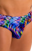 Pouch Brief Swimsuit in Illumine, Front View; Pouch Brief Swimsuit in Illumine, Rear View; Pouch Brief Swimsuit in Illumine, Front Alternative; Special Order No