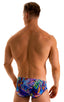 Pouch Brief Swimsuit in Illumine, Front View; Pouch Brief Swimsuit in Illumine, Rear View; Pouch Brief Swimsuit in Illumine, Front Alternative; Special Order No