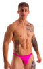 mens micro pouch bikini swimsuit brief skinz speedo swimwear in Fuchsia hot pink; Smooth Front Bikini in Fuchsia 2; Smooth Front Bikini in Fuchsia 3; Smooth Fro
