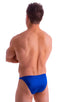 mens micro pouch bikini swimsuit brief skinz speedo swimwear in Imperial Blue; Smooth Front Bikini in Imperial Blue 2; Smooth Front Bikini in Imperial Blue 3; S