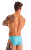 mens sexy imternational male bikini swimsuit skinz speedo swimwear in Aquamarine 1; Bikini Brief Swimsuit in Aquamarine 2; Bikini Brief Swimsuit in Aquamarine 3