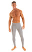 Mens Leggings Tights in Platinum, Front View; Mens Leggings Tights in Platinum, Rear View; Special Order Notice; Mens Leggings Tights in Platinum Fabric