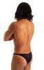 Mens Micro Fitted Pouch and Rear Bikini SwimsuitSwimsuitin Black 1; Mens Micro Fitted Pouch and Rear Bikini SwimsuitSwimsuitin Black 2; Mens Micro Fitted Pouch