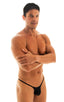 mens micro g string sexy swimsuit bikini in best seller skinz swimwear black; Stuffit Pouch G String Swimsuit in Black tricot-nylon-lycra 2.5; Stuffit Pouch G S