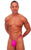 mens sexy g string swimsuit micro thong skinz swimwear in Fuchsia neon pink; Smooth Front Bikini in Fuchsia 2; Smooth Front Bikini in Fuchsia 3; Smooth Front Bi