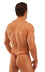 mens sexy g string swimsuit micro thong skinz swimwear in Ruby Red; Smooth Front Bikini in Ruby Red 2; Smooth Front Bikini in Ruby Red 3; Smooth Front Bikini in