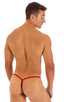 mens sexy g string swimsuit micro thong skinz swimwear in Ruby Red; Smooth Front Bikini in Ruby Red 2; Smooth Front Bikini in Ruby Red 3; Smooth Front Bikini in
