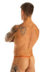 M55 - Mens Stuffit Pouch G String Swimsuit - Solid Sheer Semi Sheer