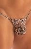 mens micro g string sexy swimsuit bikini in best seller skinz swimwear in sheer cheeta animal print; Stuffit Pouch G String Swimsuit in Super ThinSkinz Cheeta,