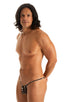 mens extreme micro string bikini tiny swimsuit by skinz swimwear in sheer Night Sky; Stuffit Pouch Half Back Swimsuit in Super ThinSKINZ Night Sky 2; Stuffit Po
