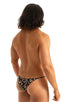 mens extreme micro string bikini tiny swimsuit by skinz swimwear in sheer Night Sky; Stuffit Pouch Half Back Swimsuit in Super ThinSKINZ Night Sky 2; Stuffit Po
