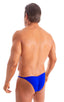 mens micro bikini swimsuit with tiny scrunchie butt skinz swimwear in Royal Blue Powernet; Mens Micro Pouch Puckered Back Swimsuit in Royal Blue Powernet 2; Me