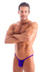 Mens Micro Pouch Scrunchy Back Bikini - Solids