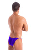 mens micro bikini swimsuit with tiny scrunchie butt in Royal Purple; Micro Pouch - Puckered Back - Rio Bikini in Royal Purple 2; Micro Pouch - Puckered Back - R