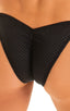 mens micro bikini swimsuit with tiny scrunchie butt skinz swimwear in Semi Sheer Black Peep Show; Mens Micro Pouch Puckered Back Swimsuit in Semi Sheer Black P
